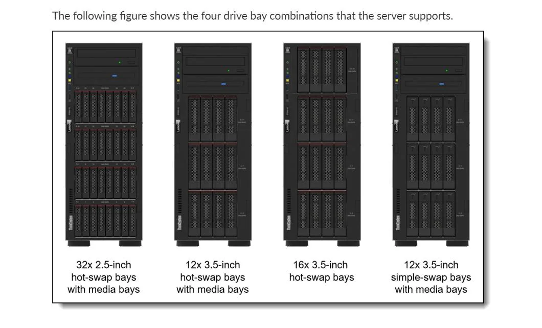 Thinksystem St650 V2 Tower Workstation Server/Intel Xeon 6326 CPU/128GB RAM/2X10GB Network Card/Dpu