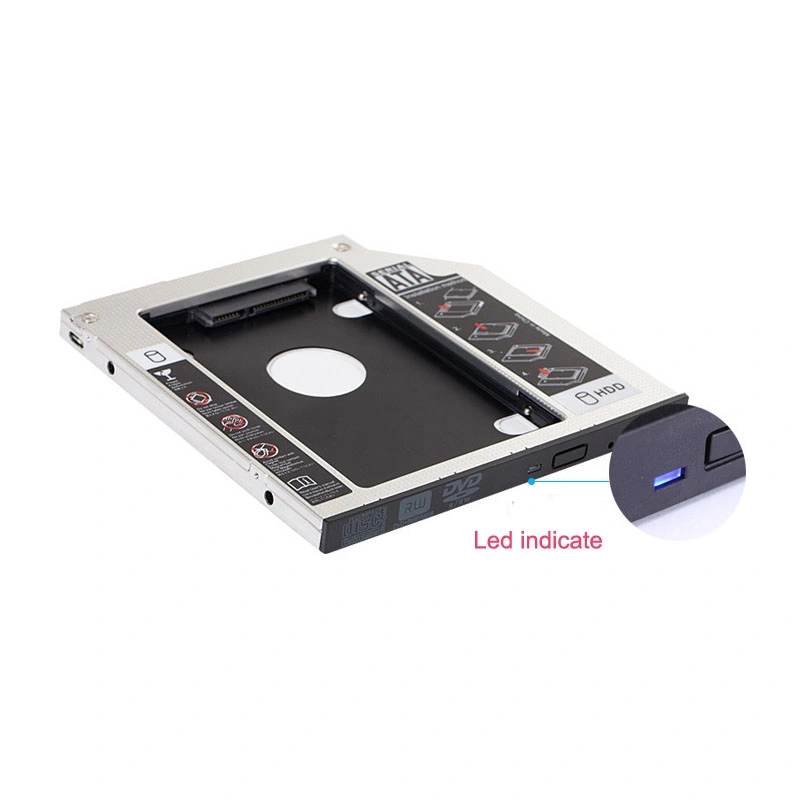 Aluminium 12.7mm 2ND Hard Drive Disk Caddy Bracket Adapter Second 2.5inch HDD Caddy Laptop